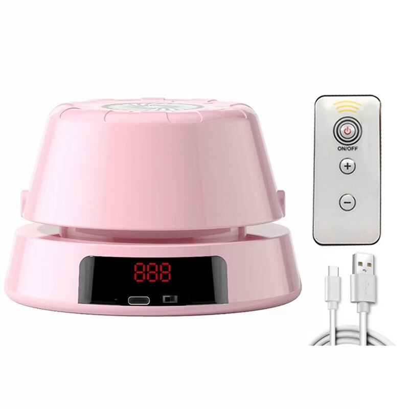 Electric Rope Skipping Machine Intelligent Skipping Rope Machine Smart Remote Control Automatic Jump Rope Machine Pink